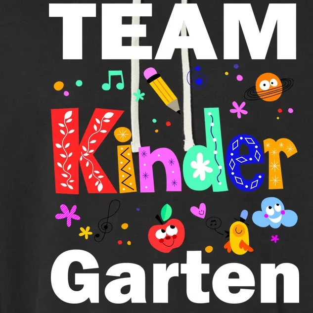 Team Kindergarten Teacher Garment-Dyed Fleece Hoodie