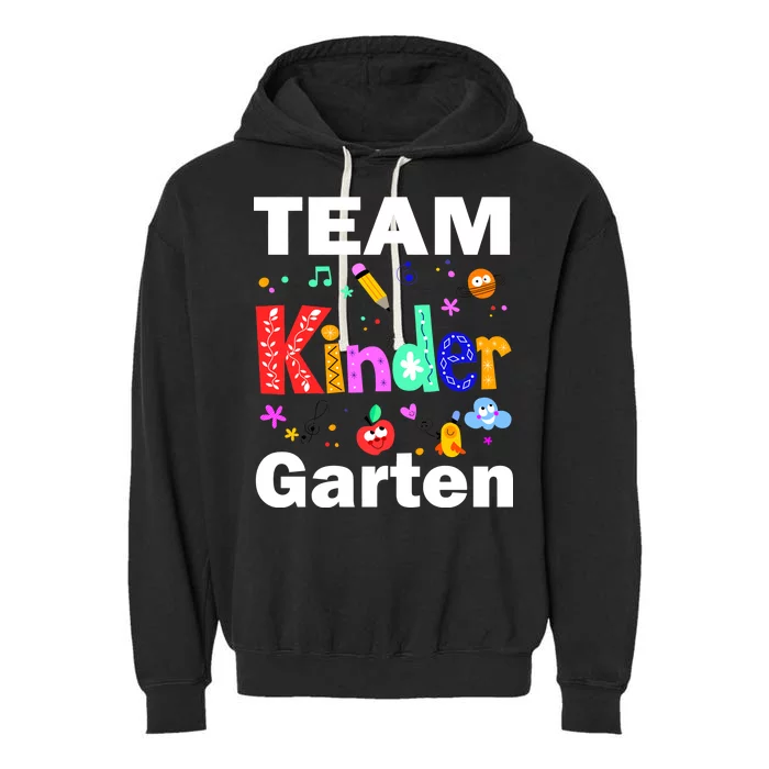 Team Kindergarten Teacher Garment-Dyed Fleece Hoodie