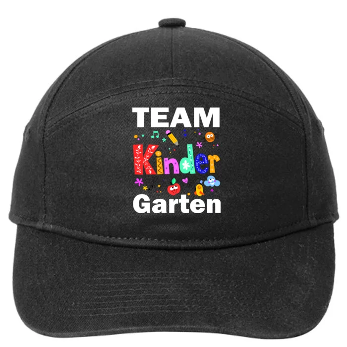 Team Kindergarten Teacher 7-Panel Snapback Hat