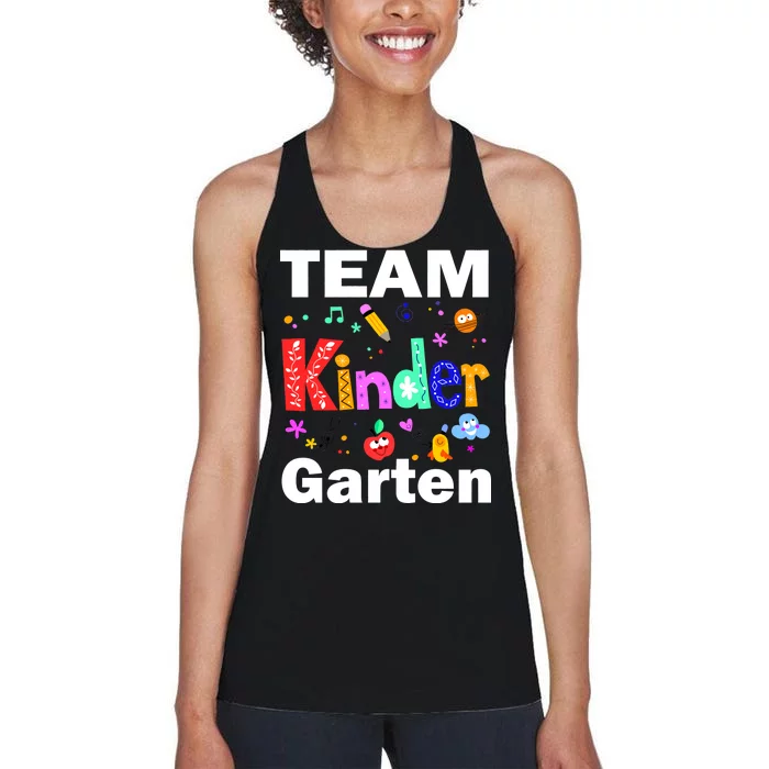 Team Kindergarten Teacher Women's Racerback Tank