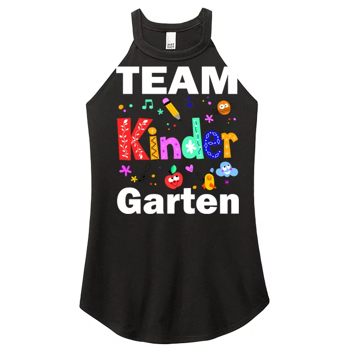 Team Kindergarten Teacher Women’s Perfect Tri Rocker Tank