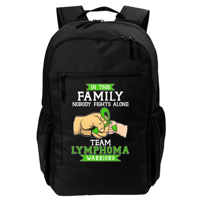 Team Lymphoma Warriors Green Ribbon Fist Bump Daily Commute Backpack