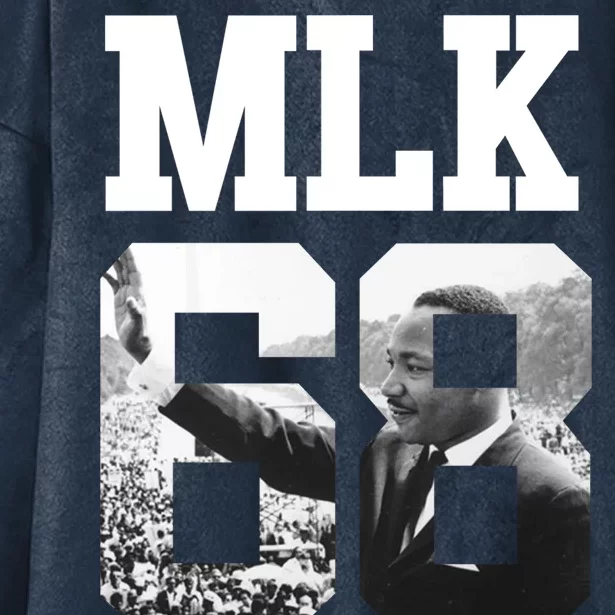 Team MLK 68 Martin Luther King Hooded Wearable Blanket