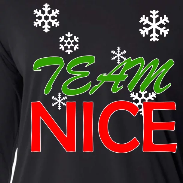 Team Nice Santa's Nice List Cooling Performance Long Sleeve Crew