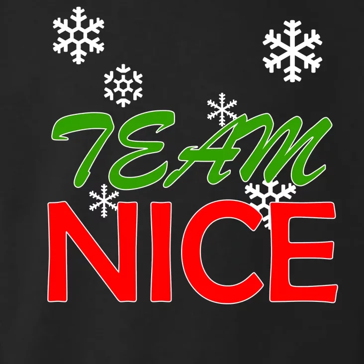 Team Nice Santa's Nice List Toddler Hoodie