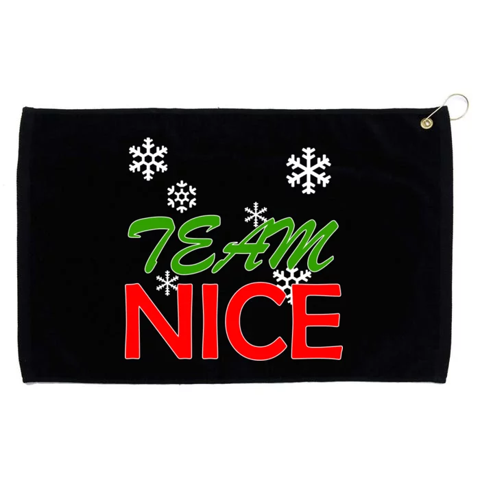 Team Nice Santa's Nice List Grommeted Golf Towel