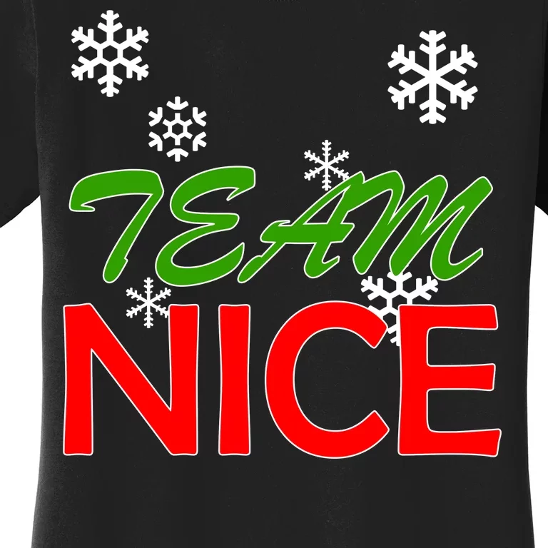 Team Nice Santa's Nice List Women's T-Shirt