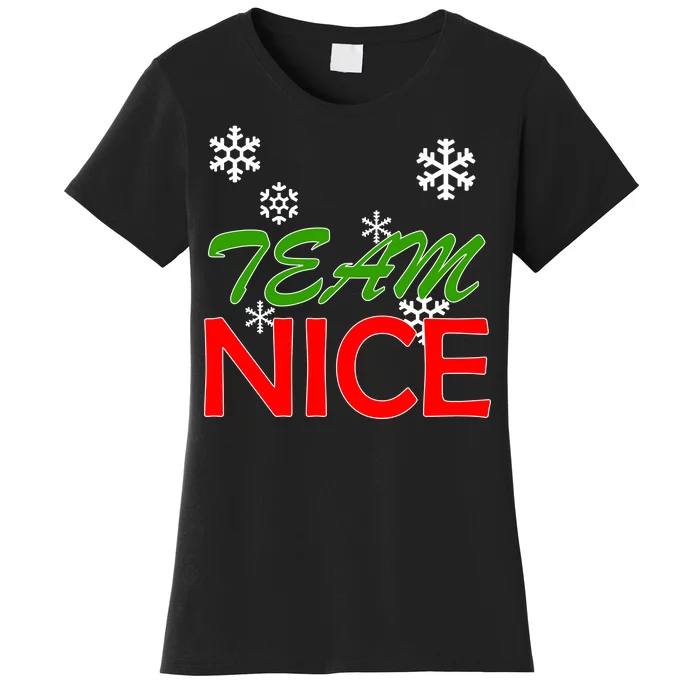 Team Nice Santa's Nice List Women's T-Shirt