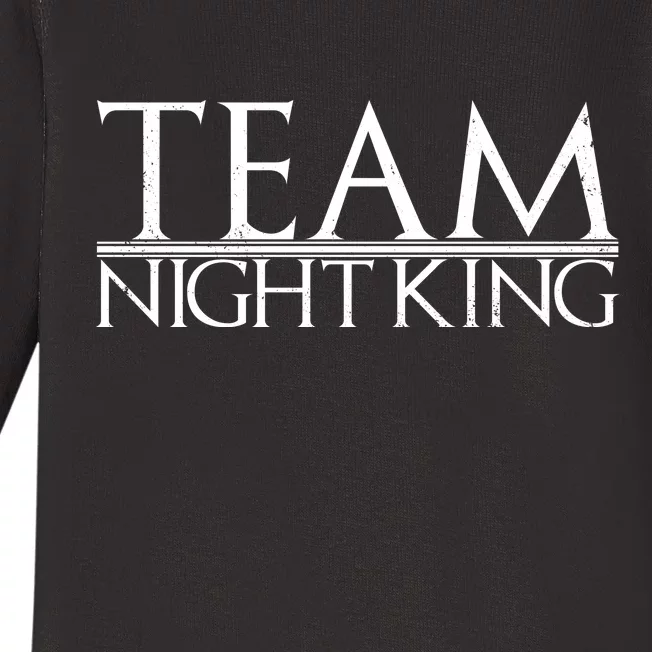 Team Night King Baby Long Sleeve Bodysuit