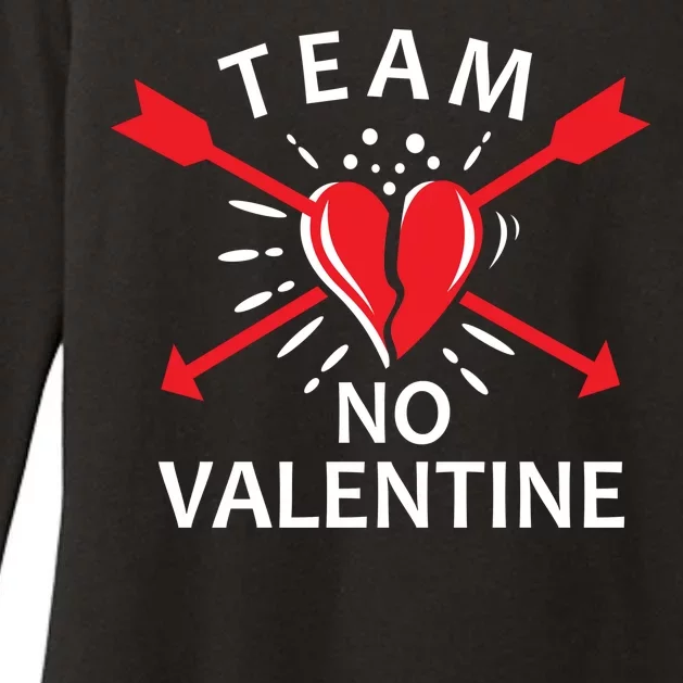 Team No Valentine Womens CVC Long Sleeve Shirt