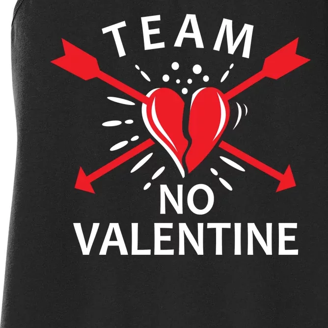 Team No Valentine Women's Racerback Tank