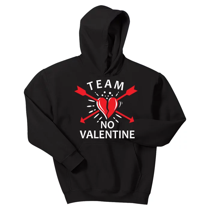 Team No Valentine Kids Hoodie