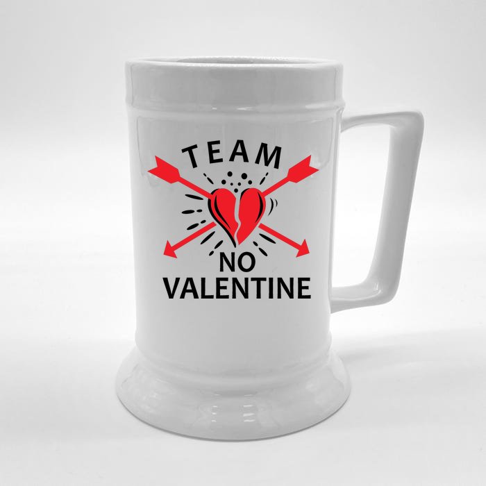 Team No Valentine Front & Back Beer Stein