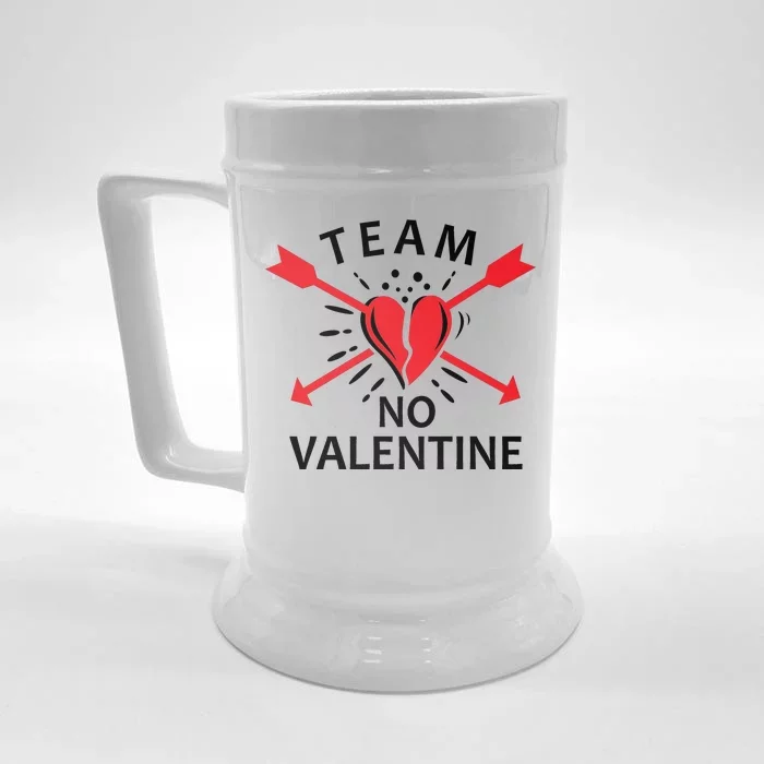 Team No Valentine Front & Back Beer Stein