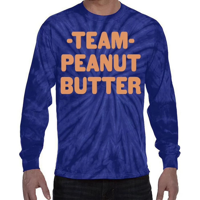 Team Peanut Butter Tie-Dye Long Sleeve Shirt