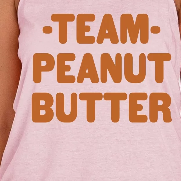 Team Peanut Butter Women's Knotted Racerback Tank