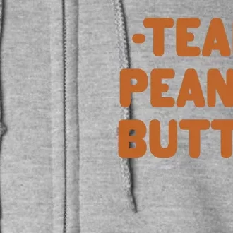 Team Peanut Butter Full Zip Hoodie