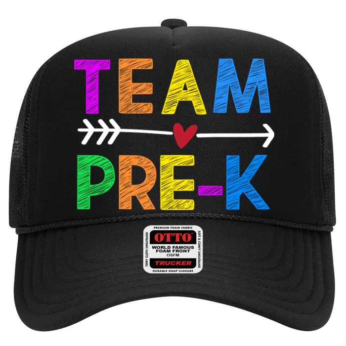 Team Pre-K High Crown Mesh Trucker Hat