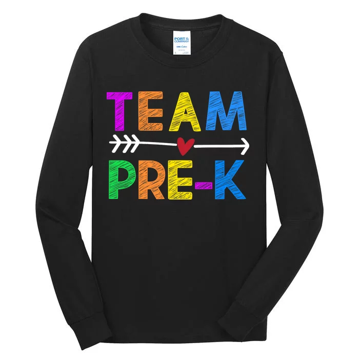 Team Pre-K Tall Long Sleeve T-Shirt