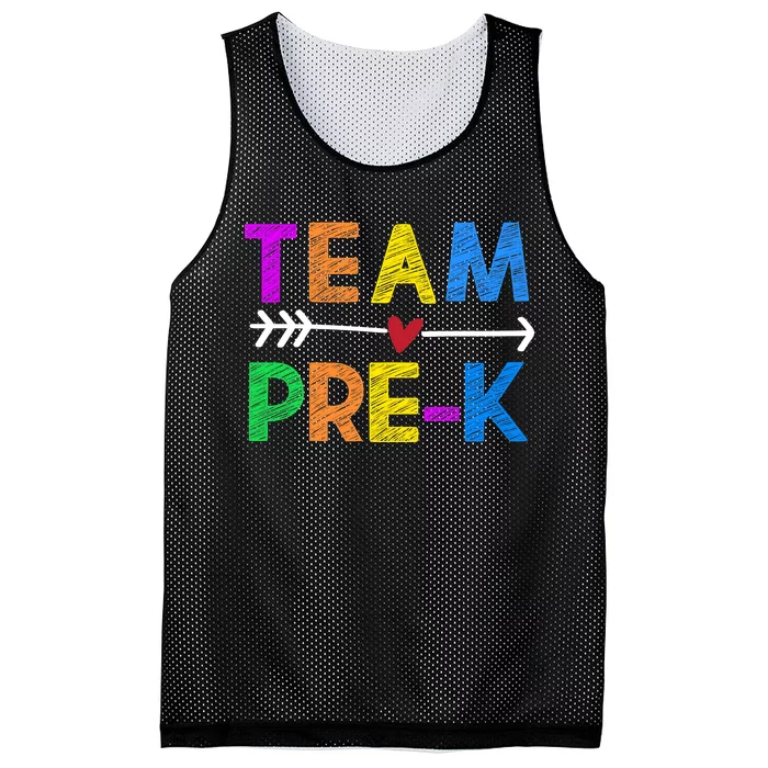 Team Pre-K Mesh Reversible Basketball Jersey Tank