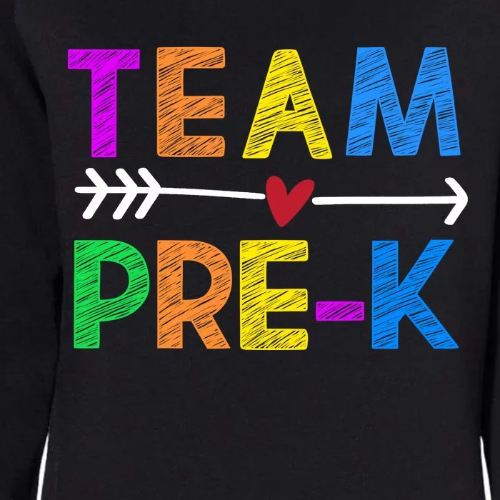 Team Pre-K Womens California Wash Sweatshirt