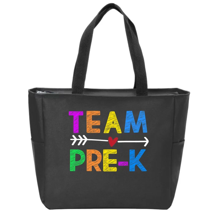 Team Pre-K Zip Tote Bag