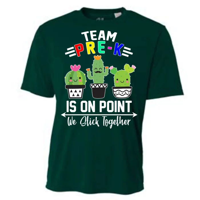 Team Pre-K Is On Point Cooling Performance Crew T-Shirt