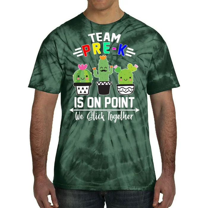 Team Pre-K Is On Point Tie-Dye T-Shirt