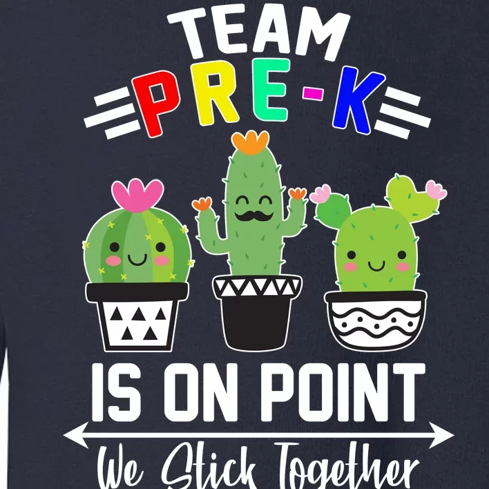 Team Pre-K Is On Point Toddler Sweatshirt