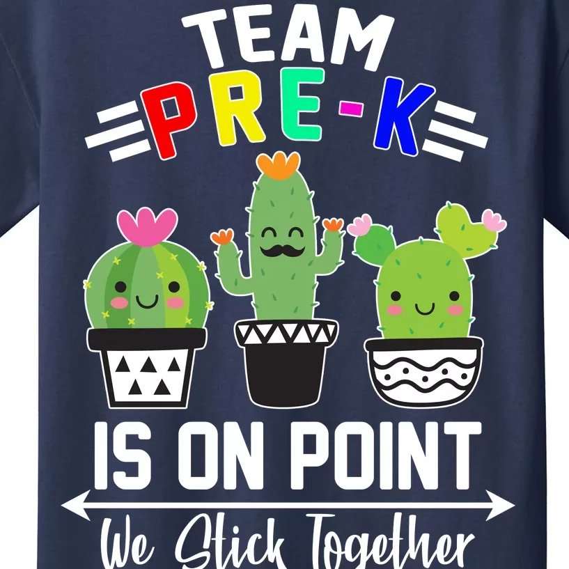 Team Pre-K Is On Point Kids T-Shirt