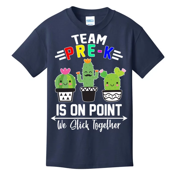 Team Pre-K Is On Point Kids T-Shirt