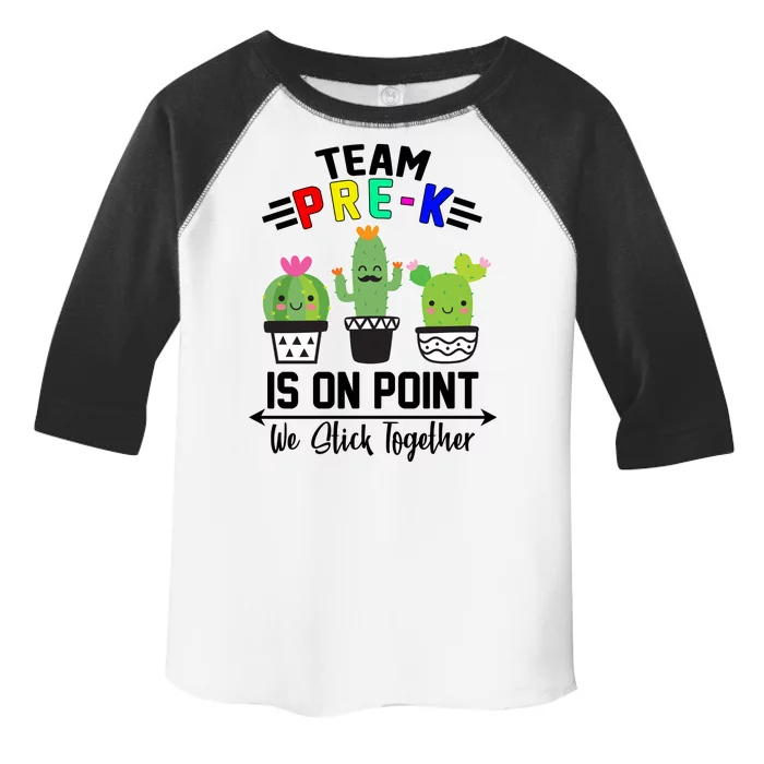 Team Pre-K Is On Point Toddler Fine Jersey T-Shirt