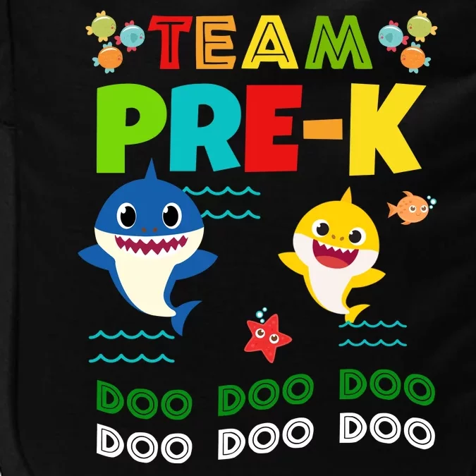 Team Pre-K Shark Doo Doo Doo Impact Tech Backpack