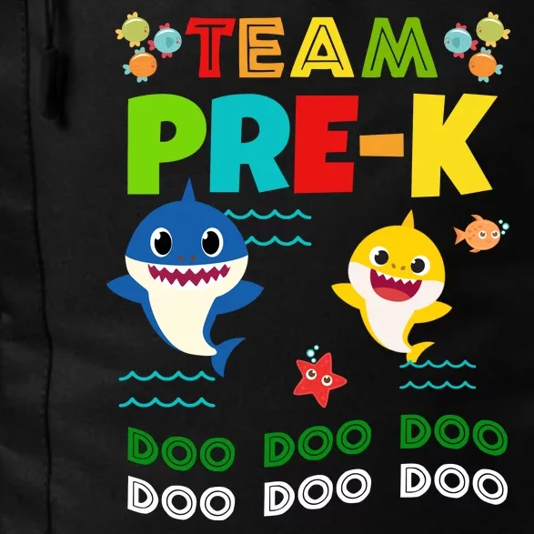 Team Pre-K Shark Doo Doo Doo Daily Commute Backpack