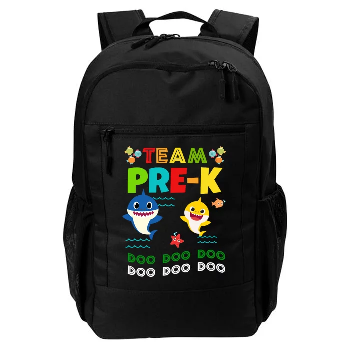 Team Pre-K Shark Doo Doo Doo Daily Commute Backpack