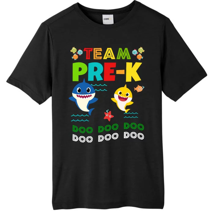 Team Pre-K Shark Doo Doo Doo ChromaSoft Performance T-Shirt