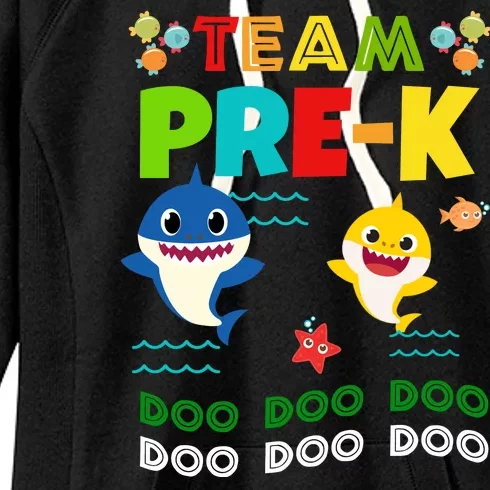 Team Pre-K Shark Doo Doo Doo Women's Fleece Hoodie