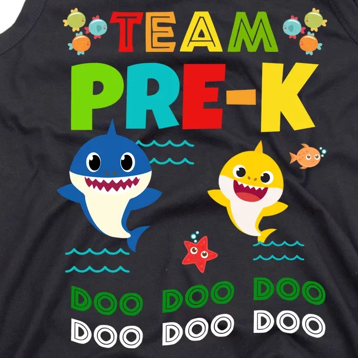 Team Pre-K Shark Doo Doo Doo Tank Top