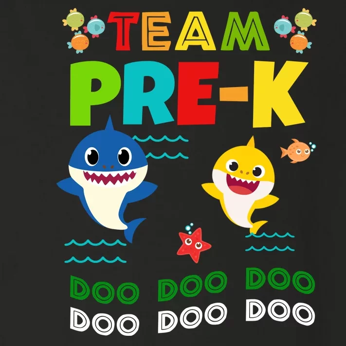 Team Pre-K Shark Doo Doo Doo Toddler Long Sleeve Shirt