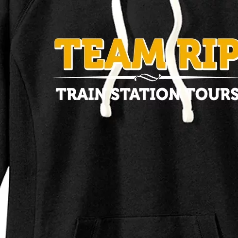 Team Rip Train Station Tours Yellowstone Women's Fleece Hoodie