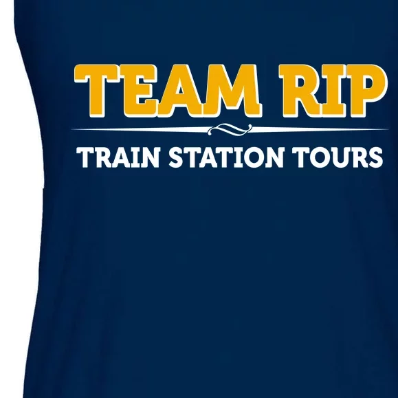 Team Rip Train Station Tours Yellowstone Ladies Essential Flowy Tank