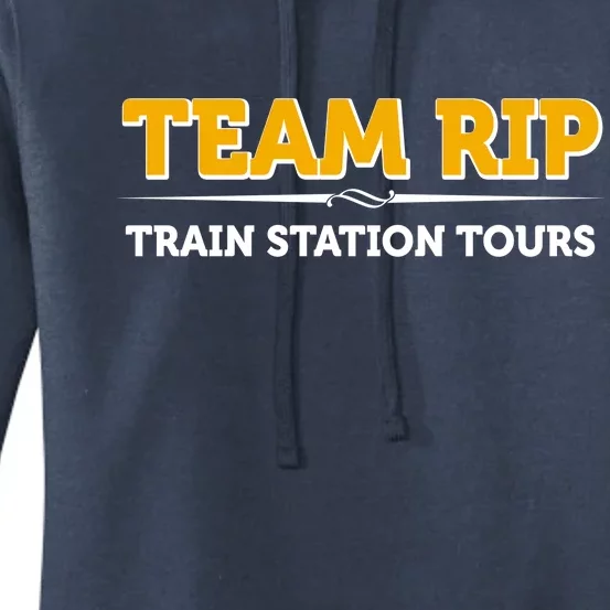 Team Rip Train Station Tours Yellowstone Women's Pullover Hoodie