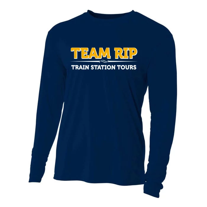 Team Rip Train Station Tours Yellowstone Cooling Performance Long Sleeve Crew