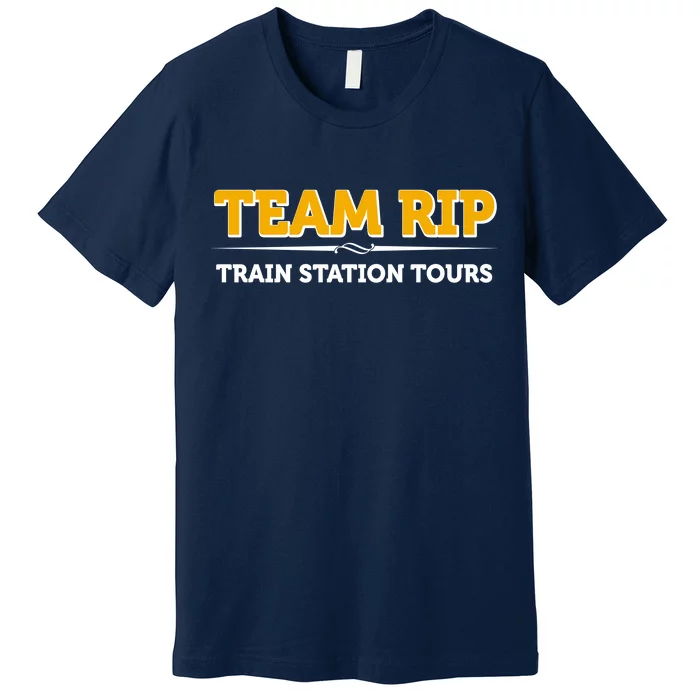 Team Rip Train Station Tours Yellowstone Premium T-Shirt