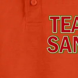 Team Santa Logo Dry Zone Grid Performance Polo