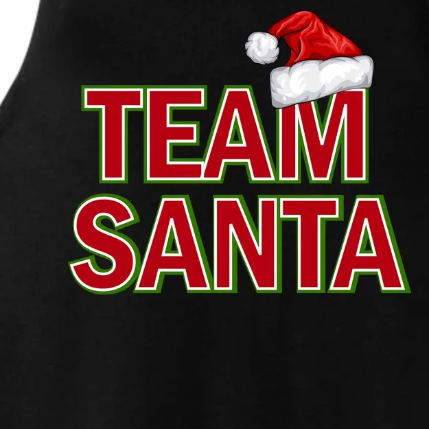 Team Santa Logo Ladies Tri-Blend Wicking Tank