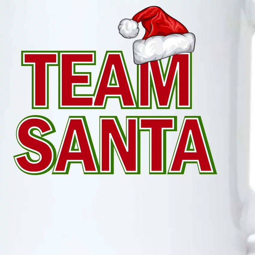 Team Santa Logo Black Color Changing Mug