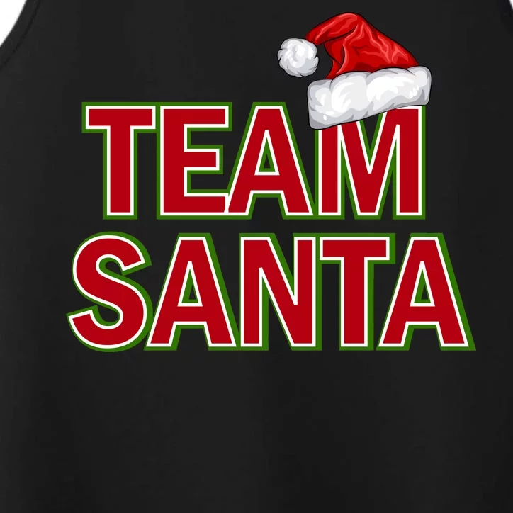 Team Santa Logo Performance Tank