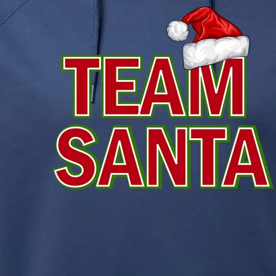 Team Santa Logo Performance Fleece Hoodie