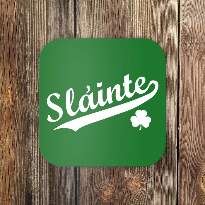 Team Slainte Irish Clover St. Patrick's Day Coaster